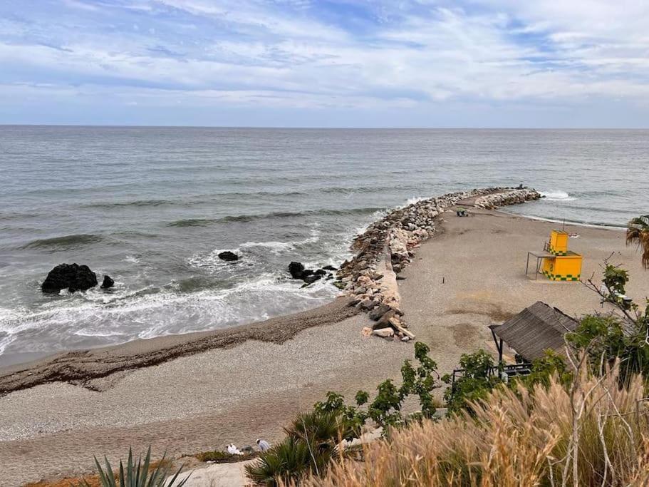 Costa Malaga Muy Acogedor Con Vistas Al Mar Terraza Gigante Verano E Invierno Parking Benalmádena