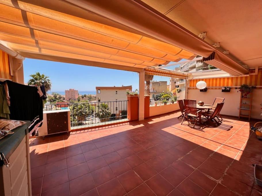 Costa Malaga Muy Acogedor Con Vistas Al Mar Terraza Gigante Verano E Invierno Parking Apartment Benalmádena